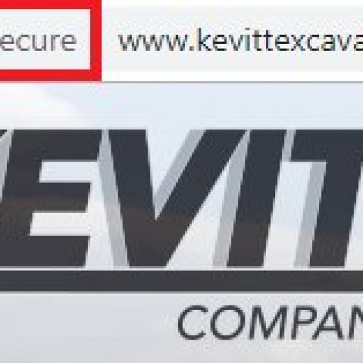 call-us-today-for-help-kevittexcavating-com-website-not-secure