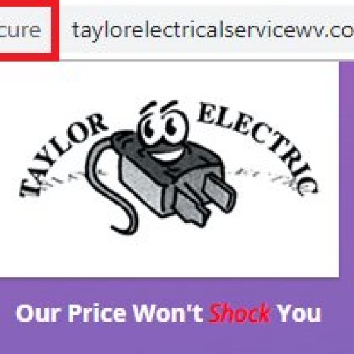 call-us-today-for-help-taylorelectricalservicewv-com-website-not-secure