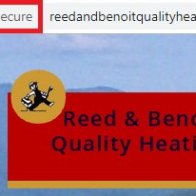 call-us-today-for-help-reedandbenoitqualityheating-com-website-not-secure