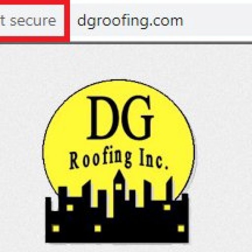 call-us-today-for-help-dgroofing-com-website-not-secure