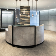 Modern Industrial Reception Area