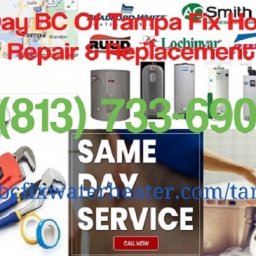 Same-Day BC Of Tampa Fix Hot Water Heater Repair Service